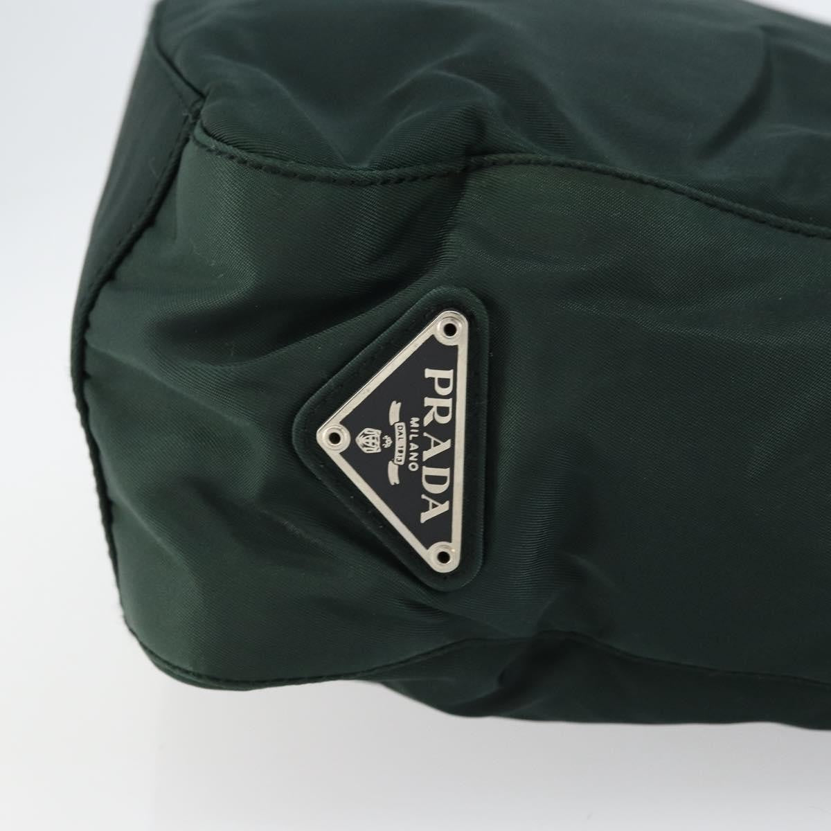 Prada Vintage Tote Tessuto Khaki Nylon Tote Bag Bag (Pre-Owned)