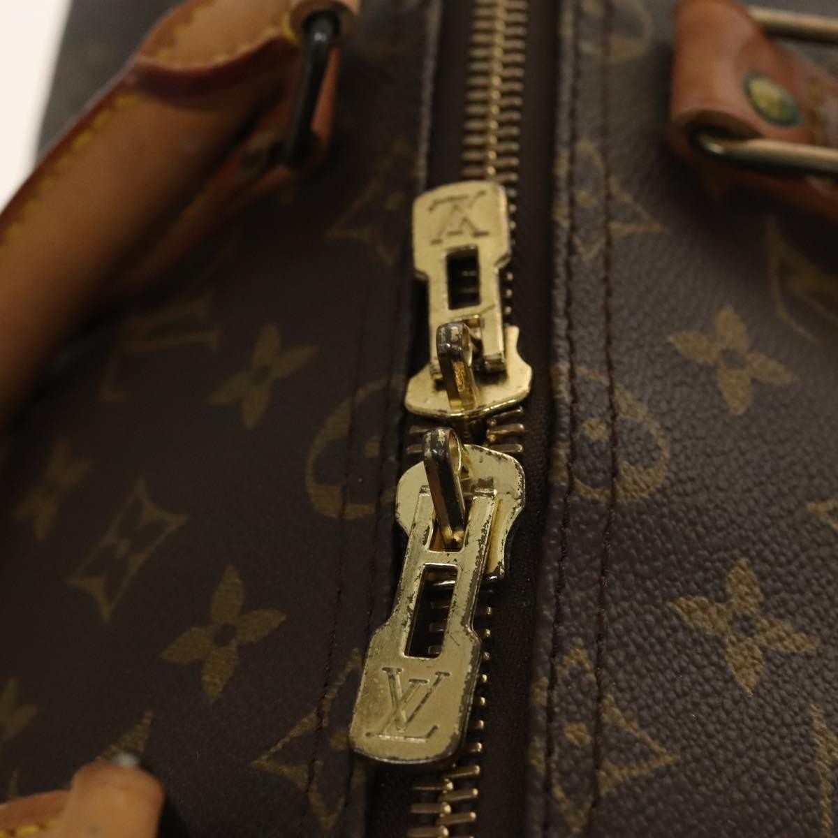 Louis Vuitton Keepall Bag Monogram Canvas Brown Canvas Travel Bag Bag (Pre-Owned)