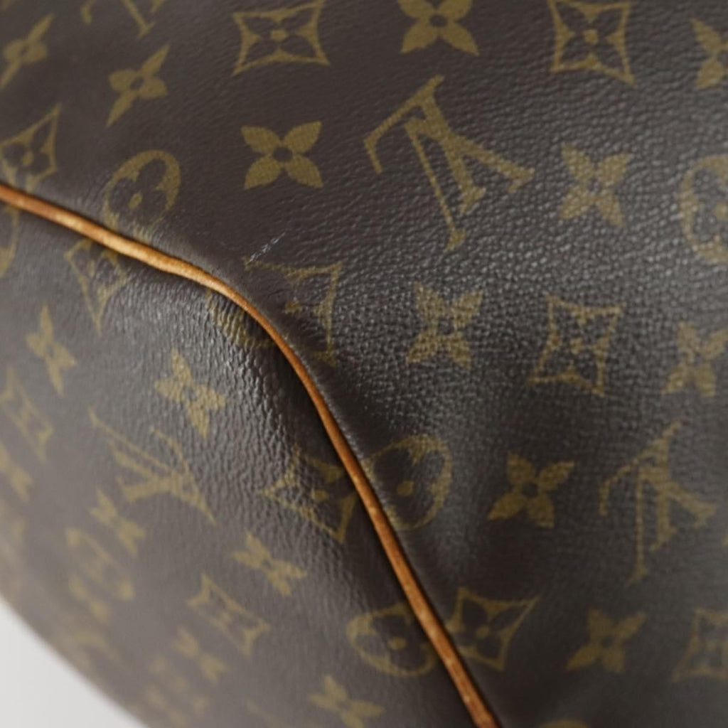 Louis Vuitton Keepall Bag Monogram Canvas Brown Canvas Travel Bag Bag (Pre-Owned)