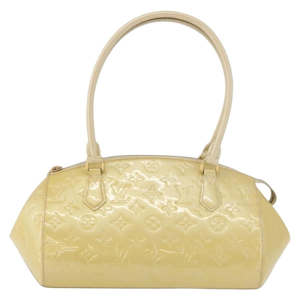 Louis Vuitton Sherwood Handbag Monogram Vernis Yellow Patent_Leather Handbag (Pre-Owned)