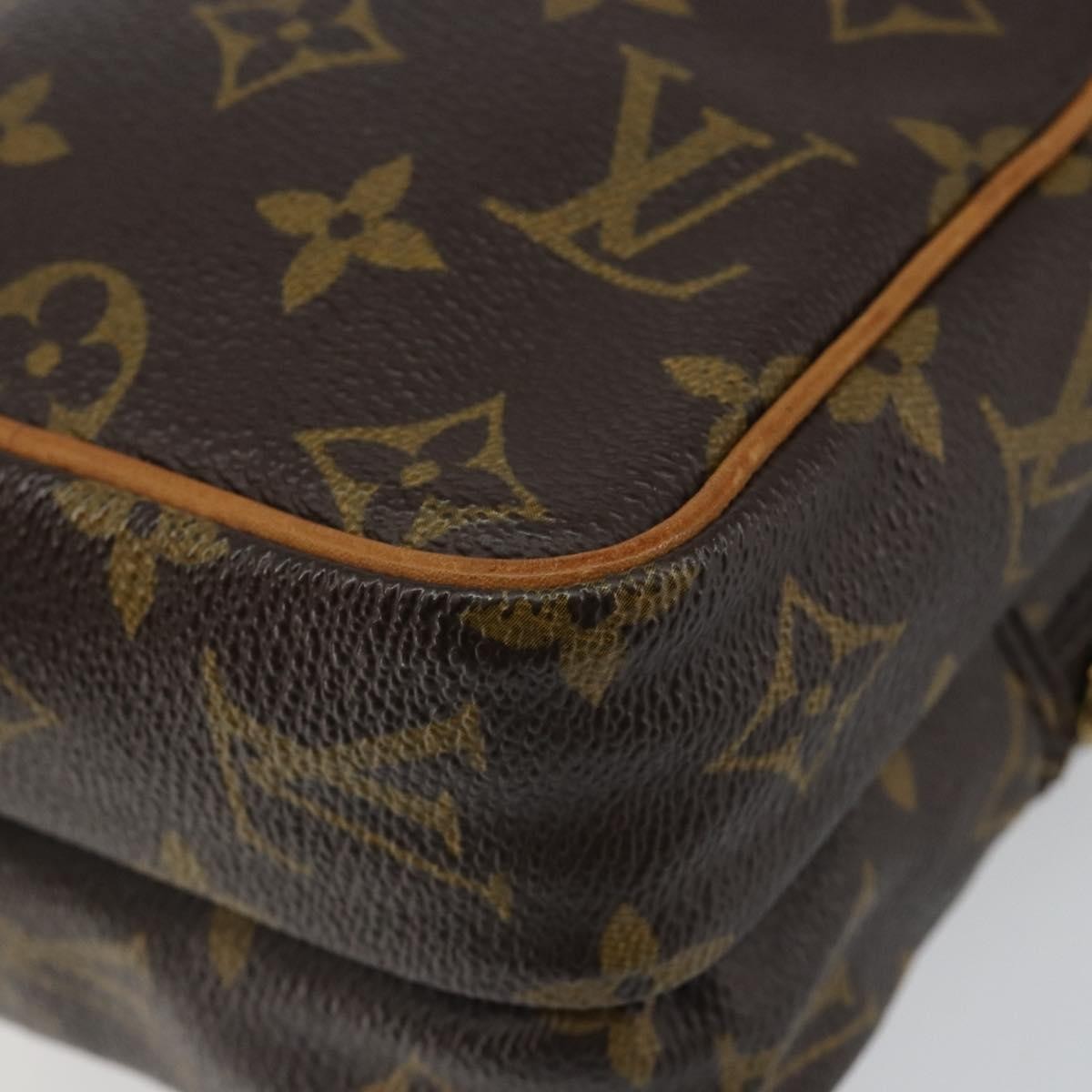 Louis Vuitton Amazone Bag Monogram Canvas Brown Canvas Shoulder Bag Bag (Pre-Owned)