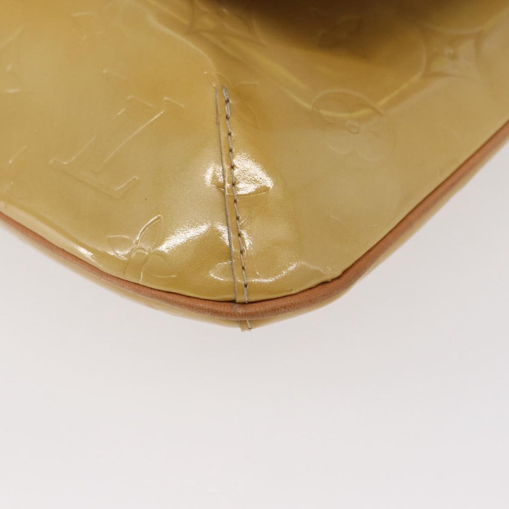 Louis Vuitton Thompson Street Handbag Monogram Vernis Beige Patent_Leather Shoulder Bag Bag (Pre-Owned)