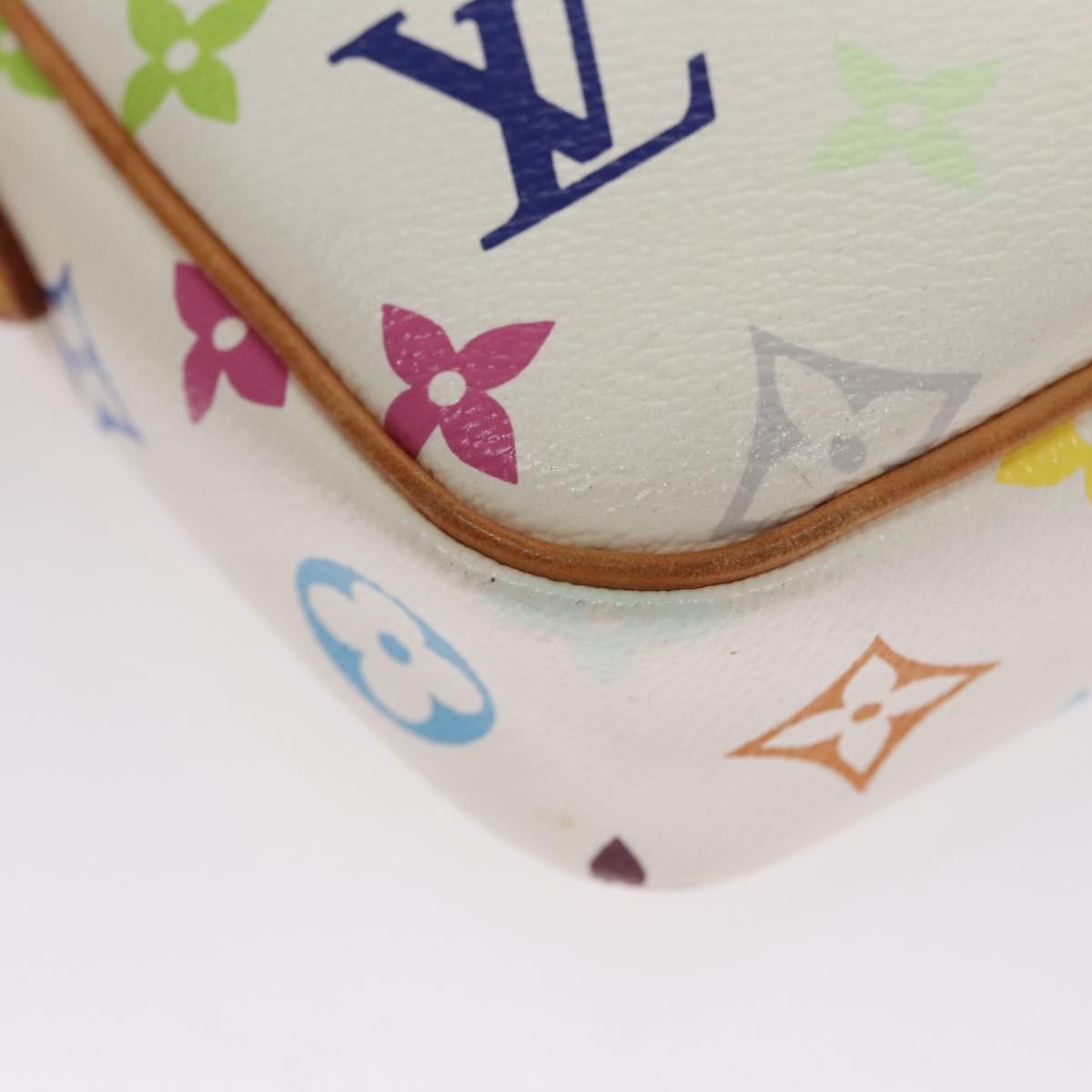Louis Vuitton Rift Handbag Monogram Multicolor White Canvas Shoulder Bag Bag (Pre-Owned)