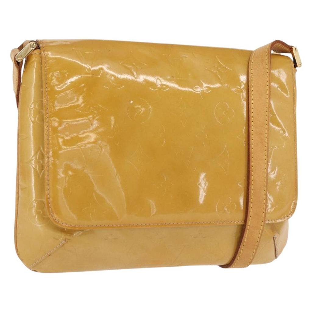 Louis Vuitton Thompson Street Handbag Monogram Vernis Yellow Patent_Leather Shoulder Bag Bag (Pre-Owned)