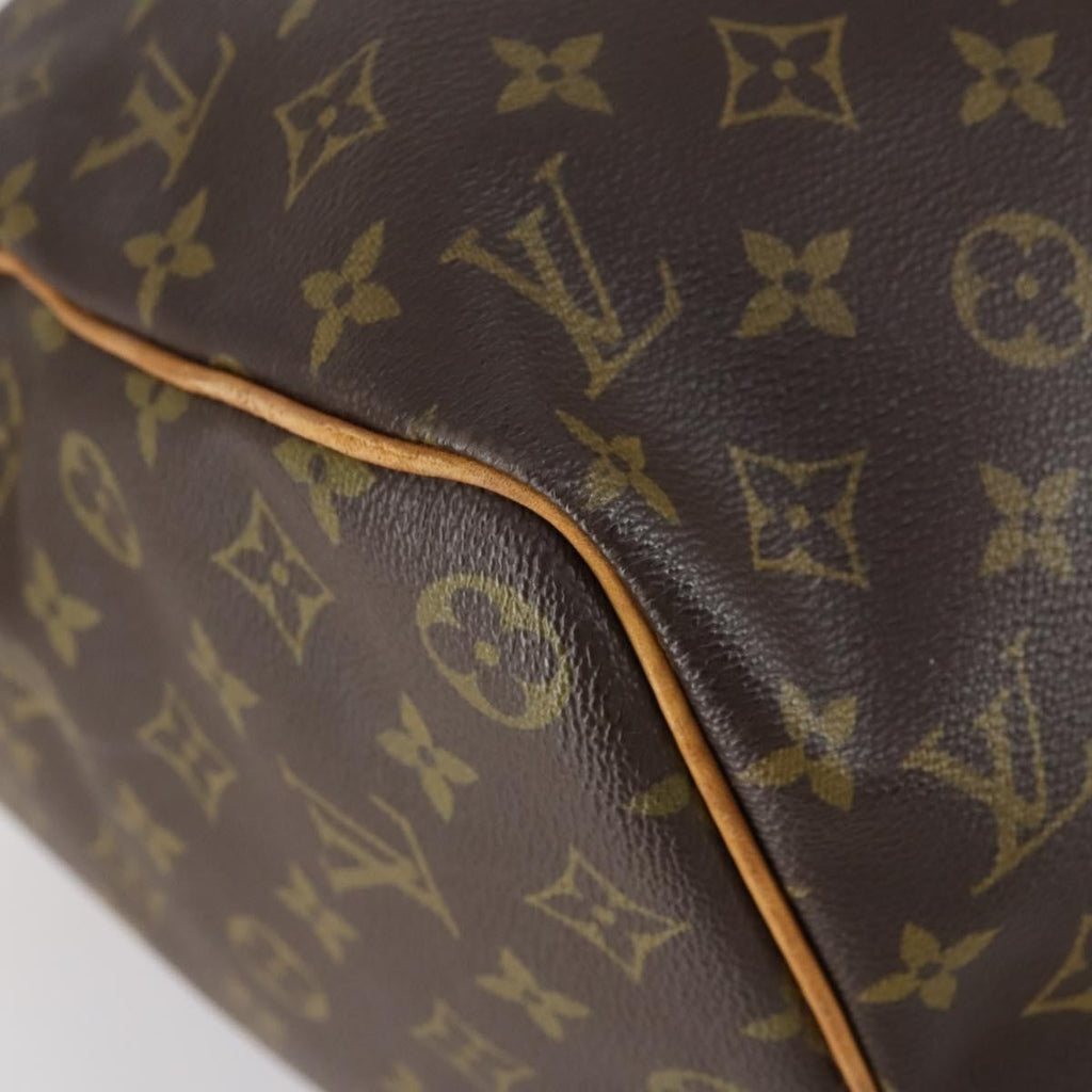 Louis Vuitton Keepall Bag Monogram Canvas Brown Canvas Travel Bag Bag (Pre-Owned)