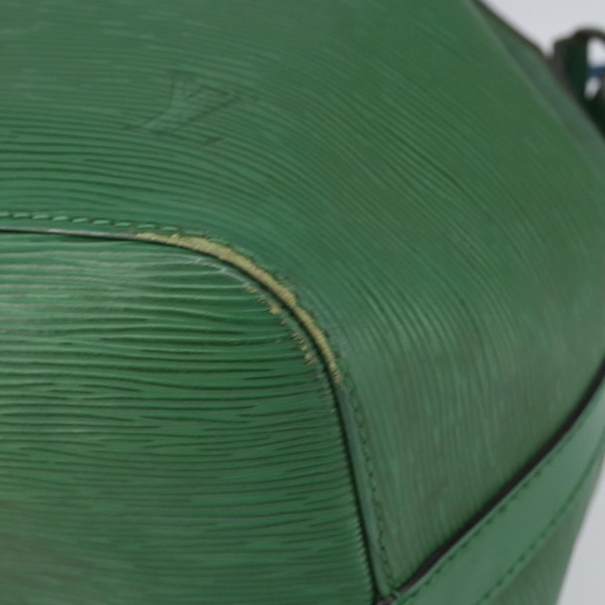 Louis Vuitton Petit Noe Handbag Epi Leather Green Leather Shoulder Bag Bag (Pre-Owned)