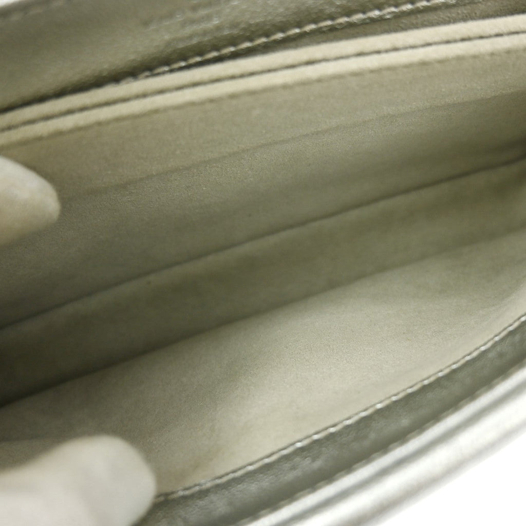 Louis Vuitton Very Chain Bag Whipstitch Leather Silver Leather Shoulder Bag Bag (Pre-Owned)