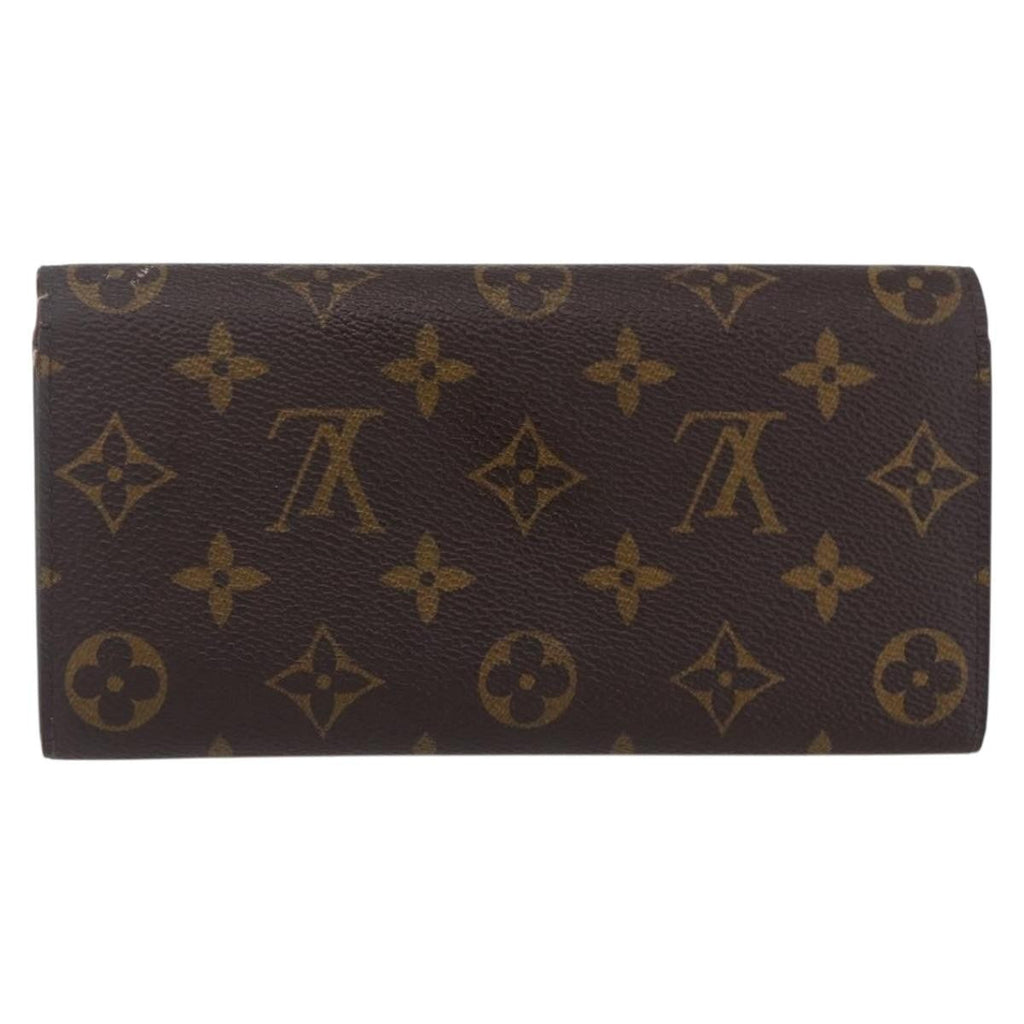 Louis Vuitton Emilie Wallet Monogram Canvas Brown Canvas Wallets Accessory (Pre-Owned)