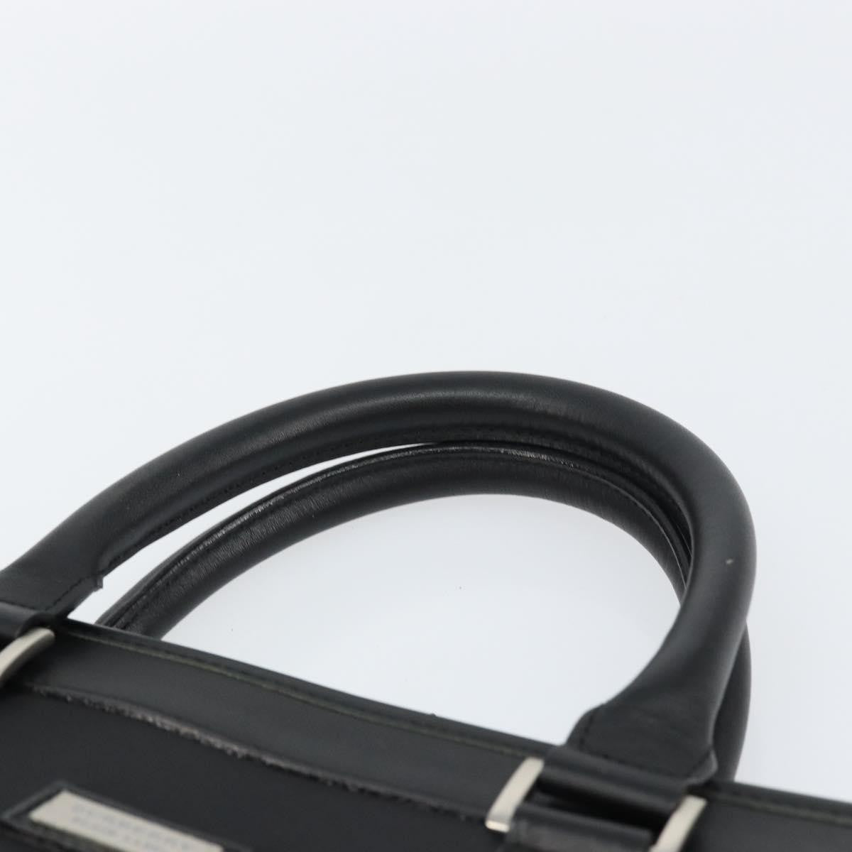 Burberry Black Label Business Bag Nylon Black Nylon Handbag (Pre-Owned)