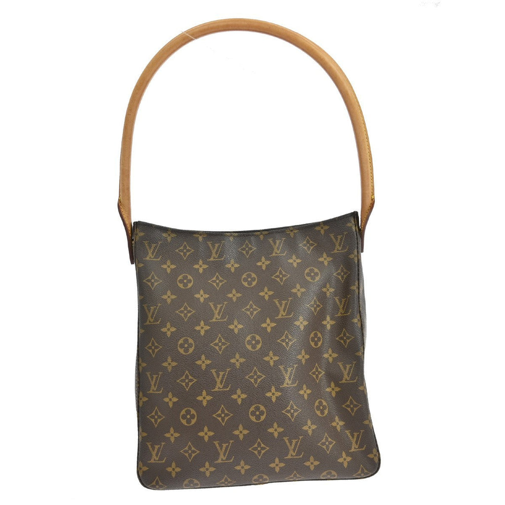 Louis Vuitton Monogram Looping Handbag Monogram Canvas Brown Canvas Shoulder Bag Bag (Pre-Owned)