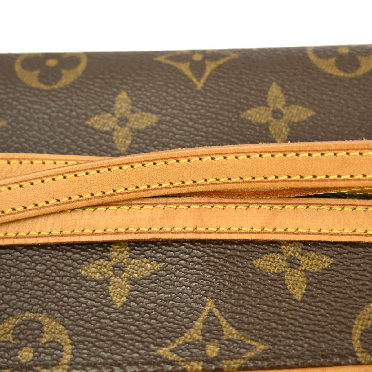 Louis Vuitton Twin Handbag Monogram Canvas Brown Canvas Clutche & Pouche Bag (Pre-Owned)