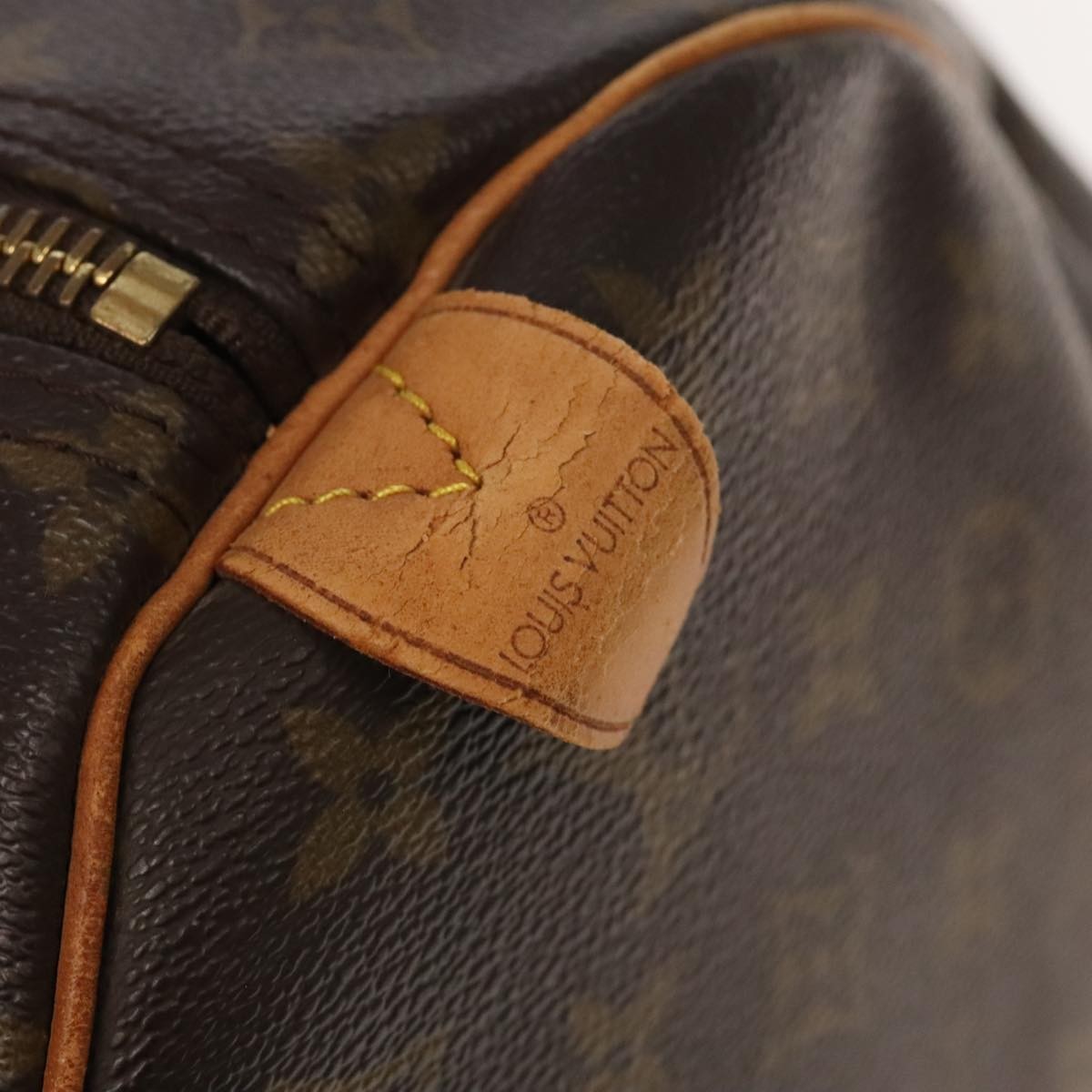 Louis Vuitton Keepall Bag Monogram Canvas Brown Canvas Travel Bag Bag (Pre-Owned)