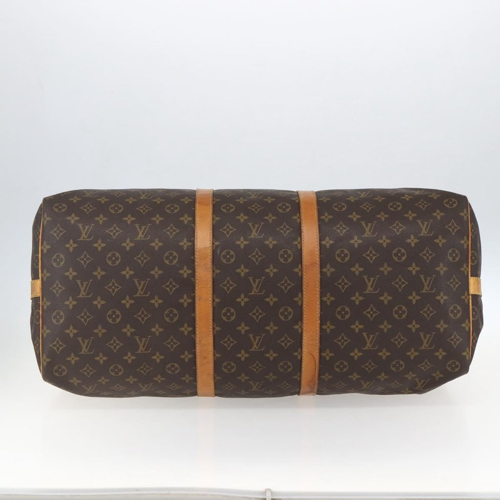 Louis Vuitton Keepall Bag Monogram Canvas Brown Canvas Travel Bag Bag (Pre-Owned)