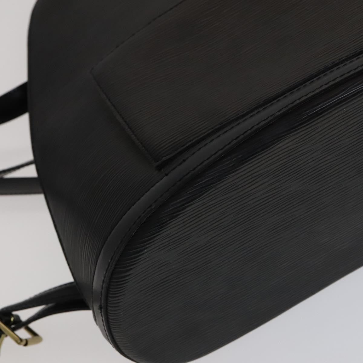 Louis Vuitton Gobelins Backpack Epi Leather Black Leather Backpack Bag (Pre-Owned)