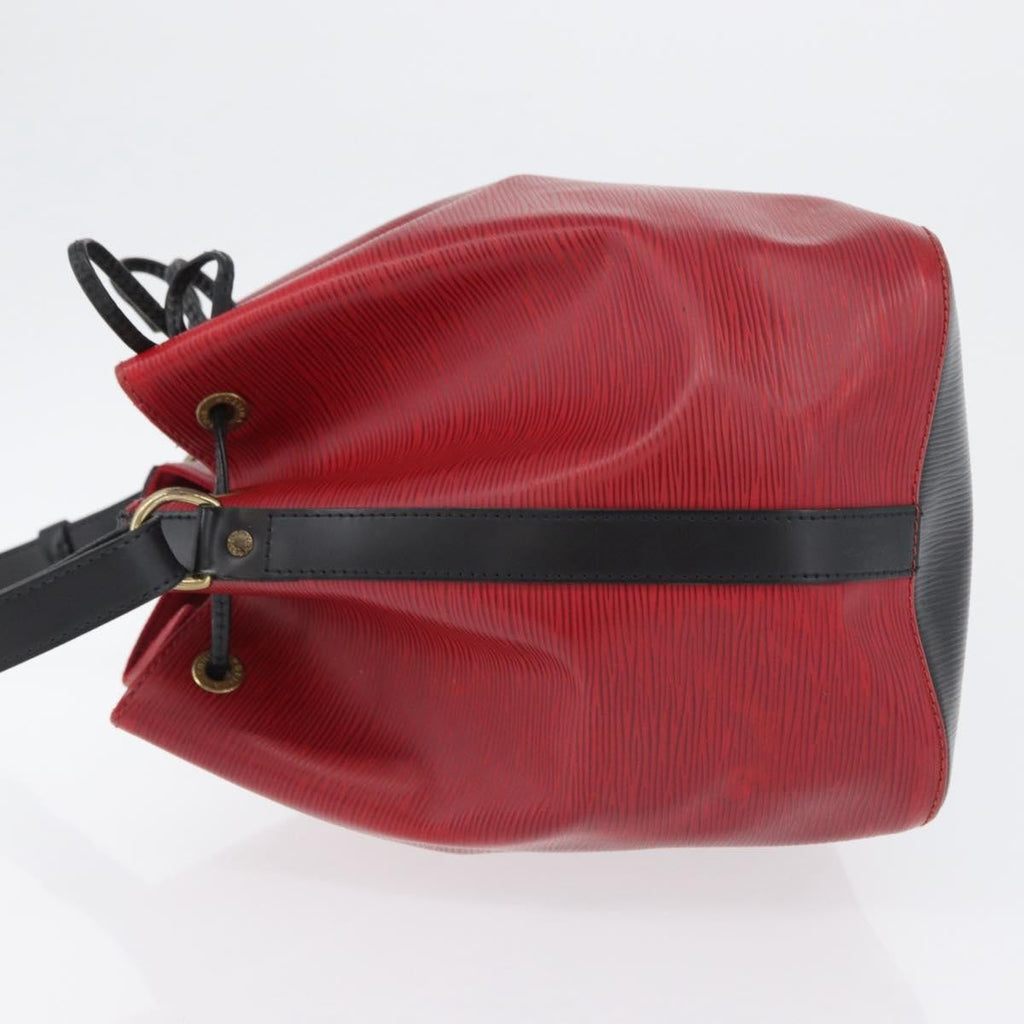 Louis Vuitton Petit Noe Handbag Epi Leather Red Leather Shoulder Bag Bag (Pre-Owned)
