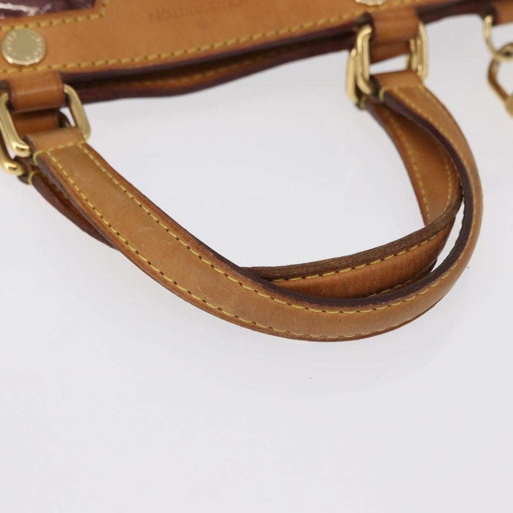 Louis Vuitton Brea Handbag Monogram Vernis Burgundy Patent_Leather Handbag (Pre-Owned)