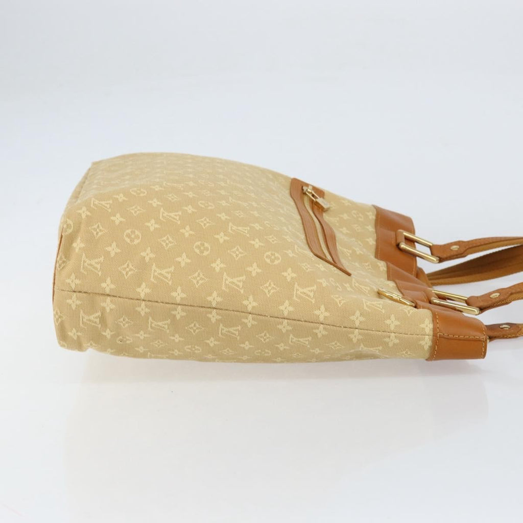 Louis Vuitton Lucille Handbag Mini Lin Beige Canvas Tote Bag Bag (Pre-Owned)