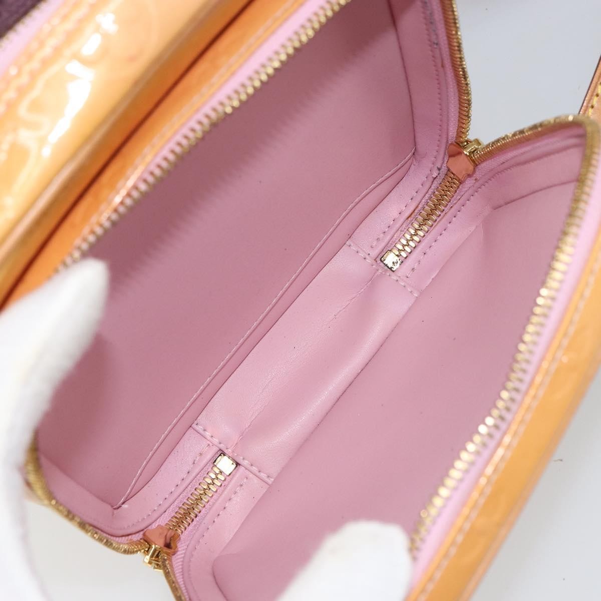 Louis Vuitton Wooster Handbag Monogram Vernis Yellow Patent_Leather Shoulder Bag Bag (Pre-Owned)