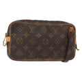 Louis Vuitton Pochette Marly Bandouliere Bag Monogram Canvas Brown Canvas Clutche & Pouche Bag (Pre-Owned)