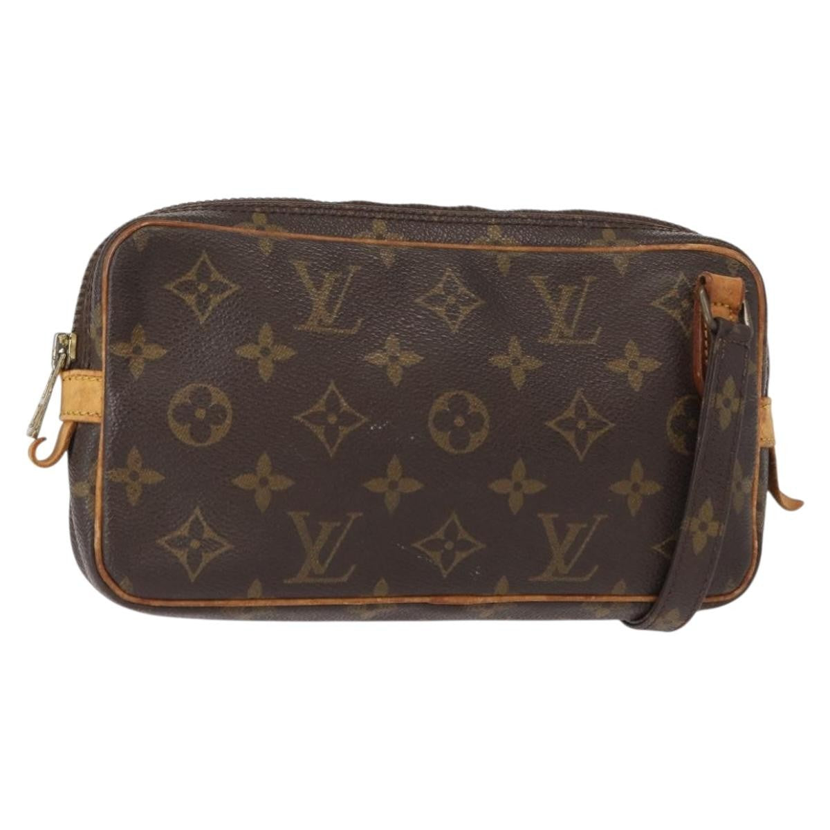 Louis Vuitton Pochette Marly Bandouliere Bag Monogram Canvas Brown Canvas Clutche & Pouche Bag (Pre-Owned)