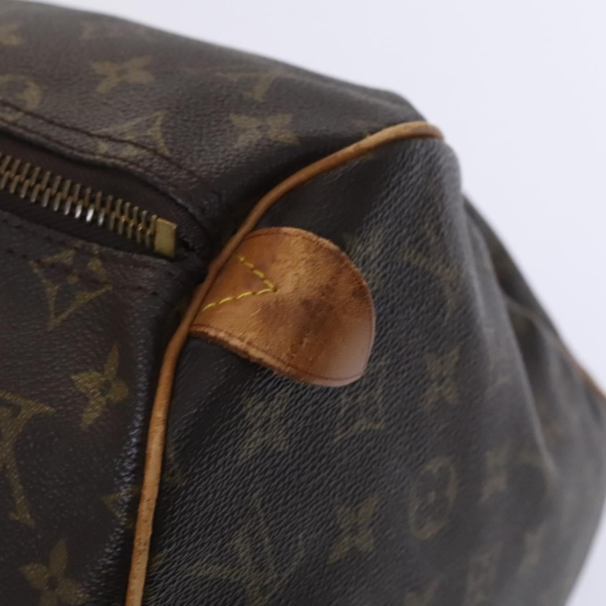 Louis Vuitton Keepall Bag Monogram Canvas Brown Canvas Travel Bag Bag (Pre-Owned)