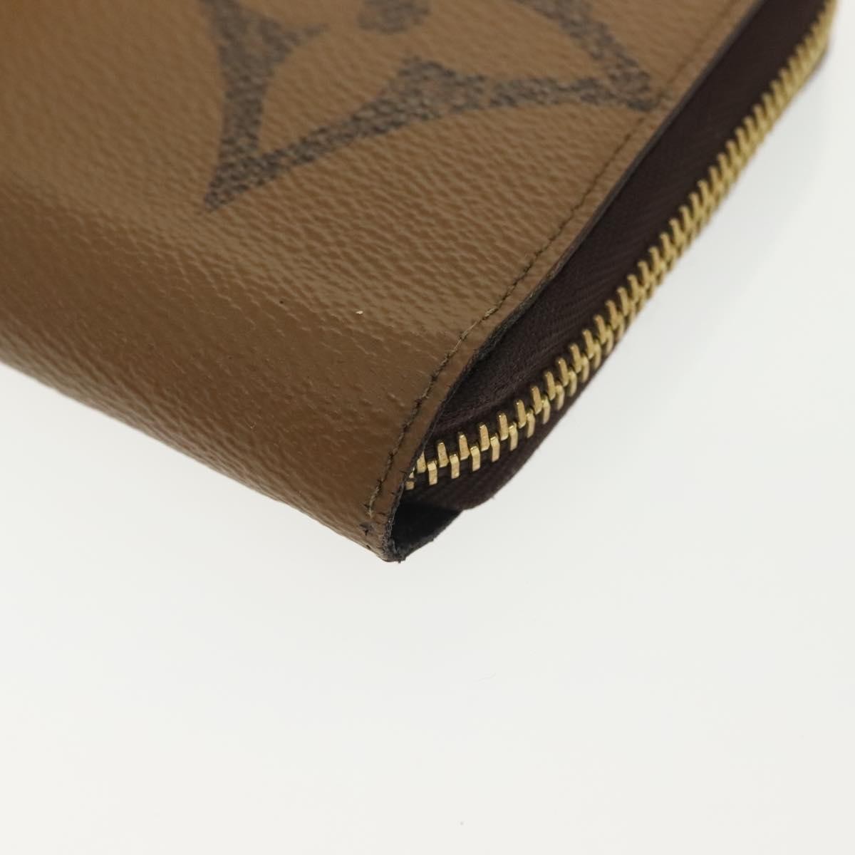 Louis Vuitton Zippy Wallet Canvas Brown Canvas Wallets Accessory (Pre-Owned)