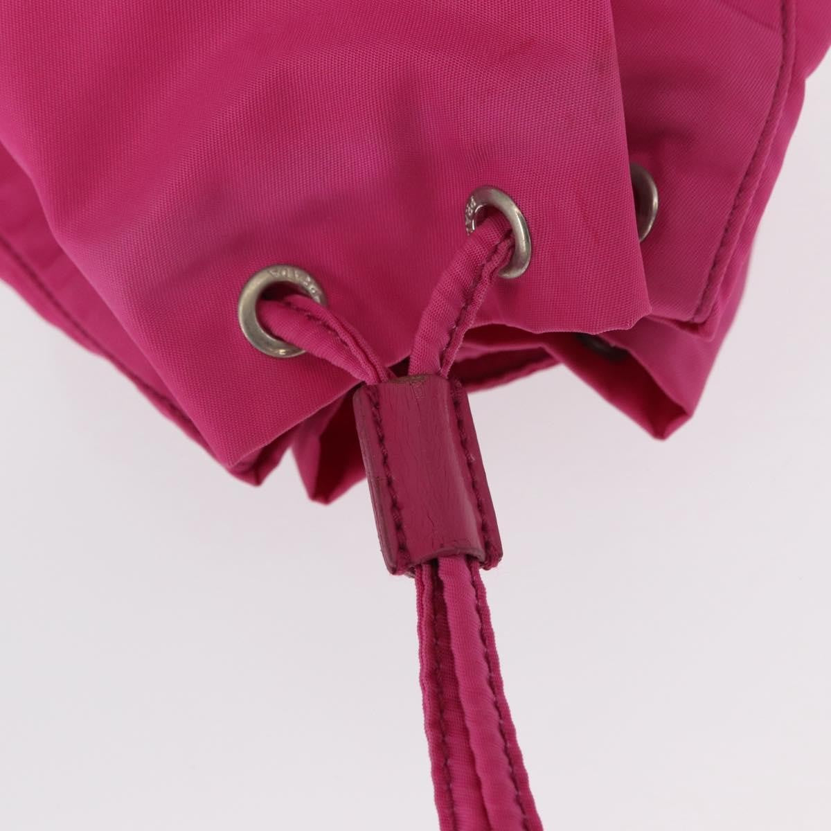 Prada Pochette Nylon Pink Nylon Clutche & Pouche Bag (Pre-Owned)