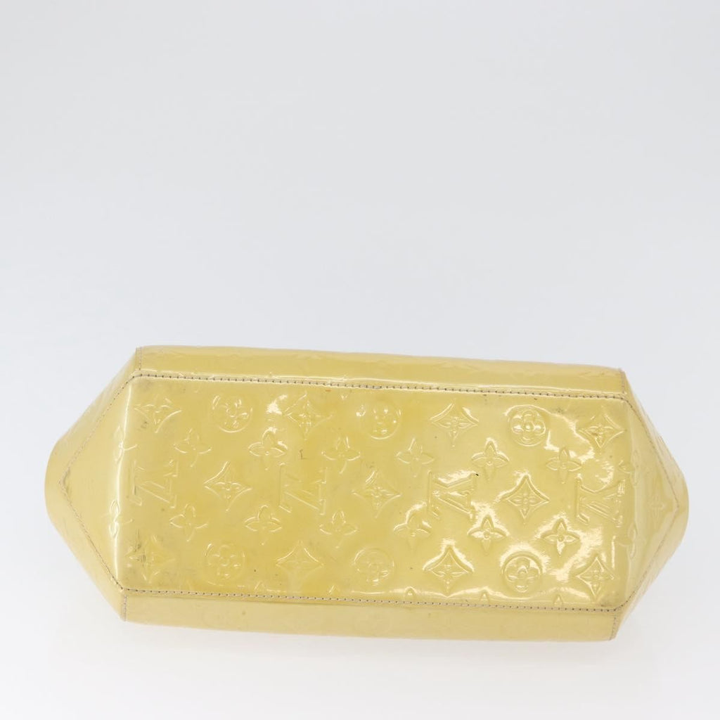 Louis Vuitton Sherwood Handbag Monogram Vernis Yellow Patent_Leather Handbag (Pre-Owned)