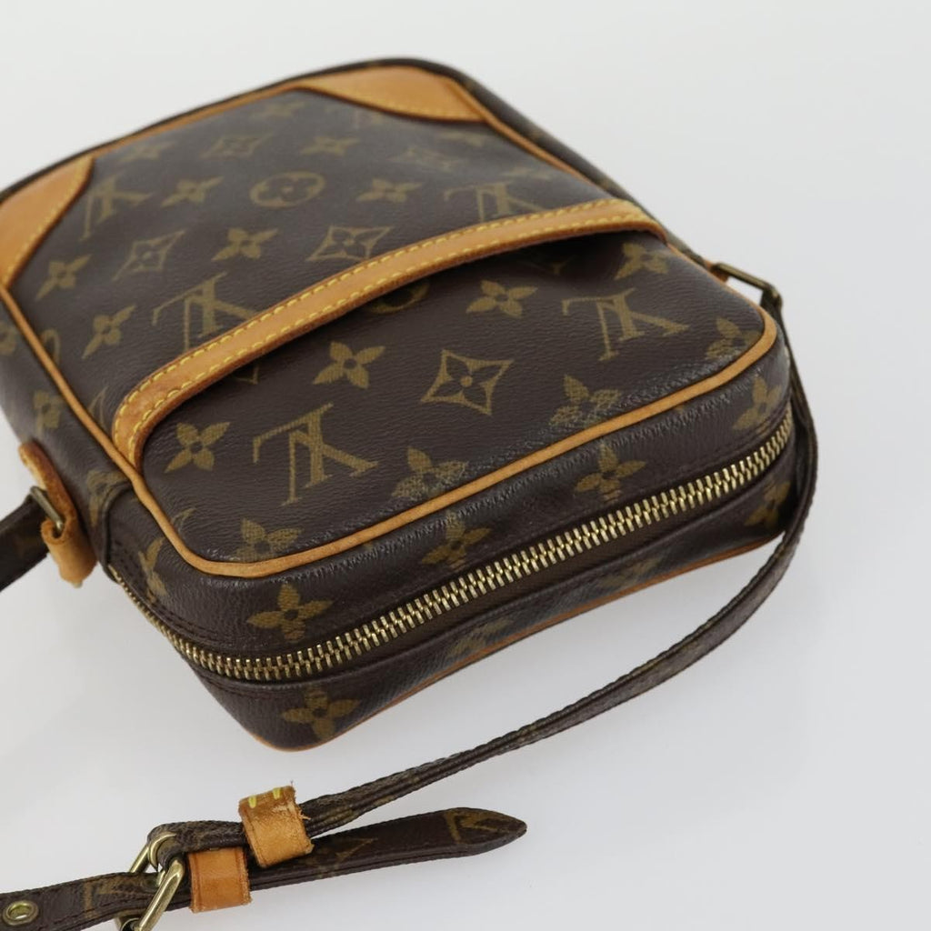 Louis Vuitton Danube Handbag Monogram Canvas Brown Canvas Shoulder Bag Bag (Pre-Owned)