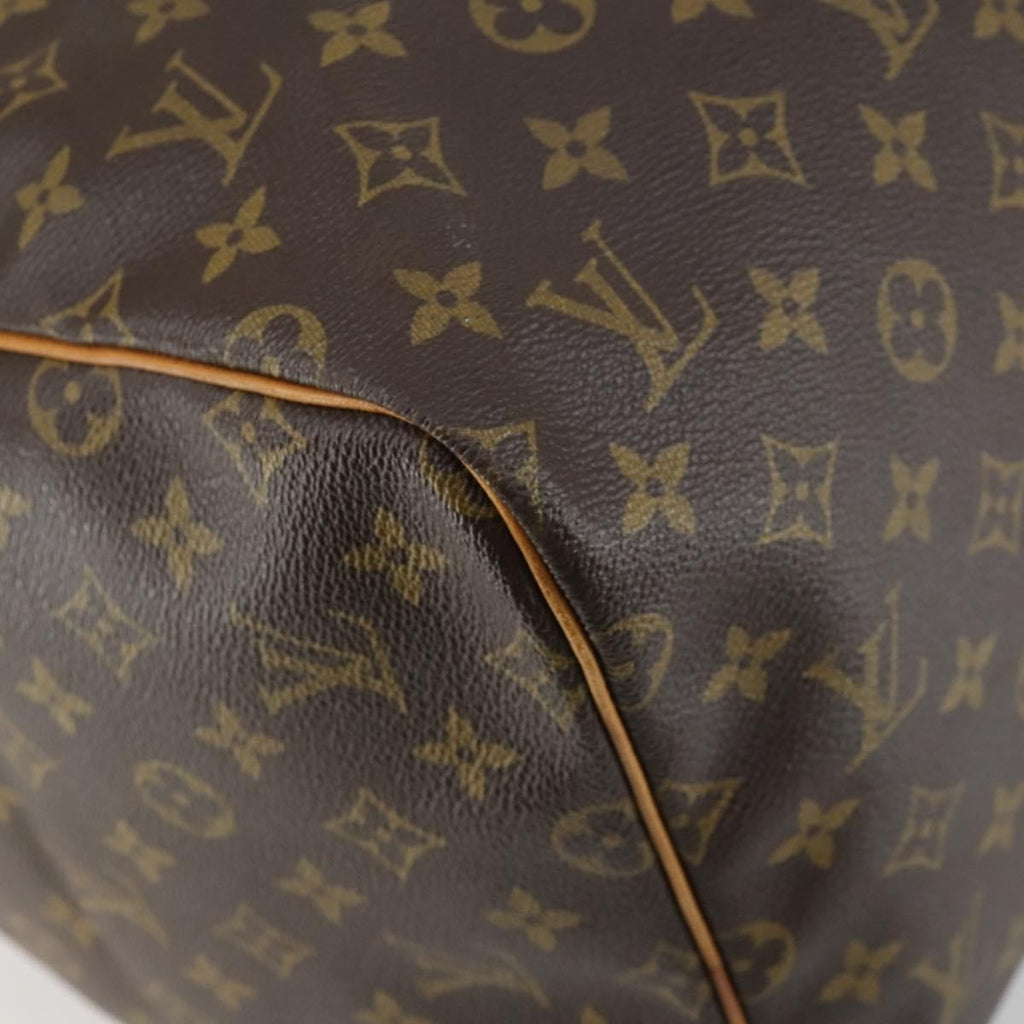 Louis Vuitton Keepall Bag Monogram Canvas Brown Canvas Travel Bag Bag (Pre-Owned)