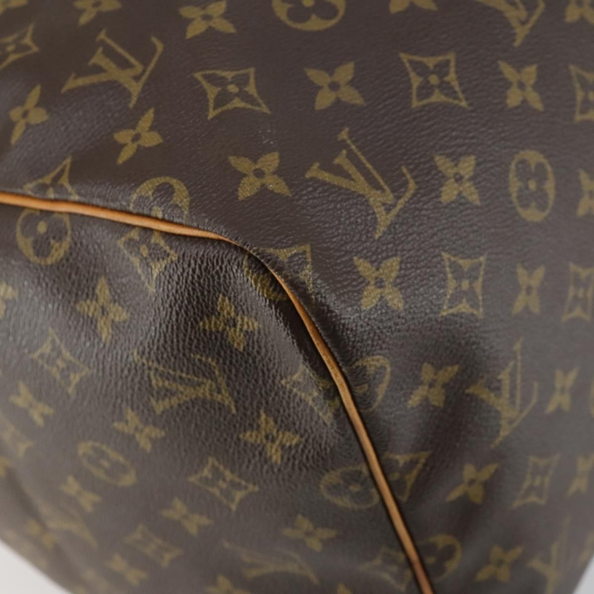 Louis Vuitton Keepall Bag Monogram Canvas Brown Canvas Travel Bag Bag (Pre-Owned)