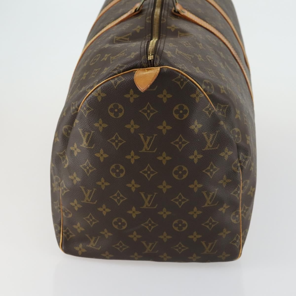 Louis Vuitton Keepall Bag Monogram Canvas Brown Canvas Travel Bag Bag (Pre-Owned)