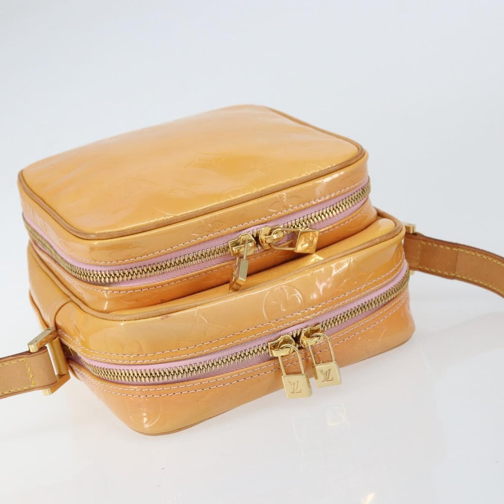 Louis Vuitton Wooster Handbag Monogram Vernis Yellow Patent_Leather Shoulder Bag Bag (Pre-Owned)
