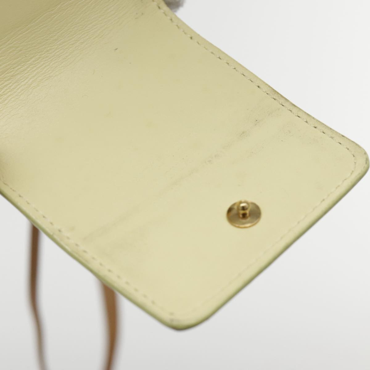 Louis Vuitton Walker Wallet Monogram Vernis Yellow Patent_Leather Clutche & Pouche Bag (Pre-Owned)