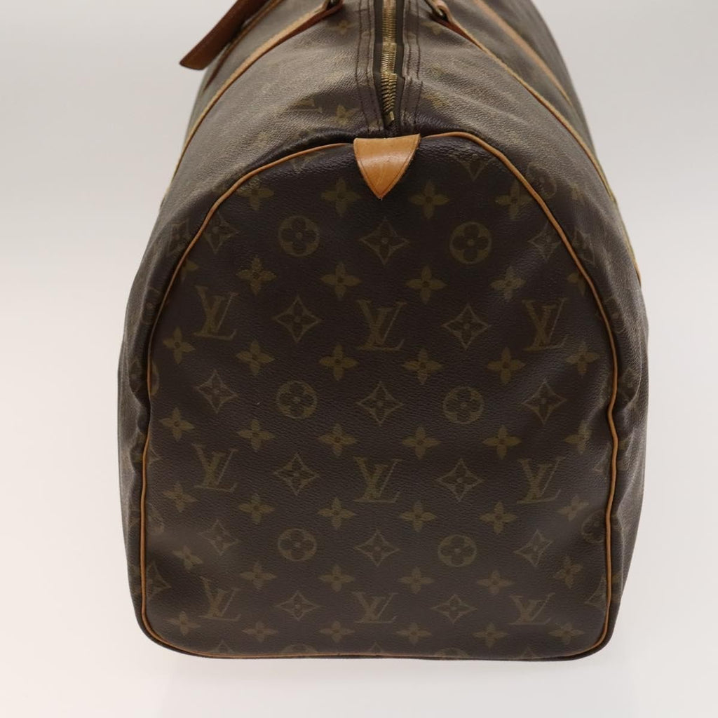 Louis Vuitton Keepall Bag Monogram Canvas Brown Canvas Travel Bag Bag (Pre-Owned)