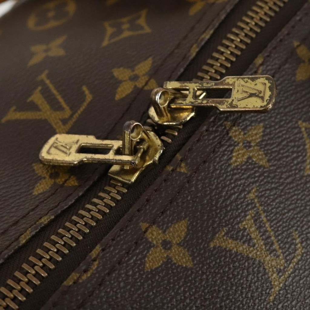 Louis Vuitton Keepall Bag Monogram Canvas Brown Canvas Travel Bag Bag (Pre-Owned)
