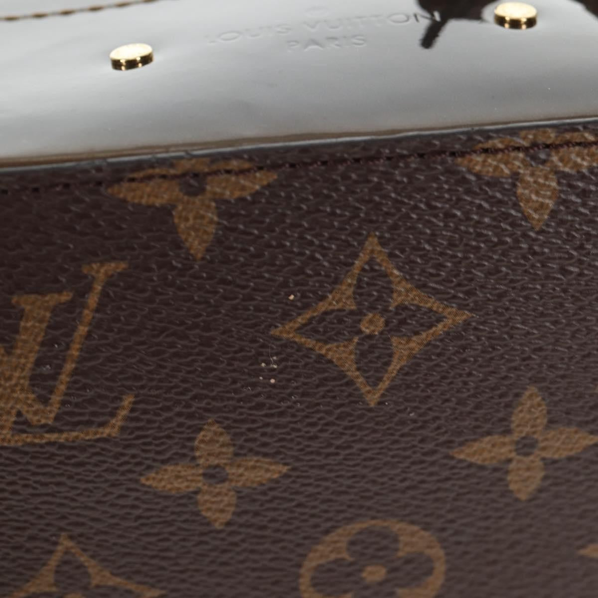 Louis Vuitton Hot Springs Backpack Vernis With Monogram Canvas Khaki Canvas Backpack Bag (Pre-Owned)