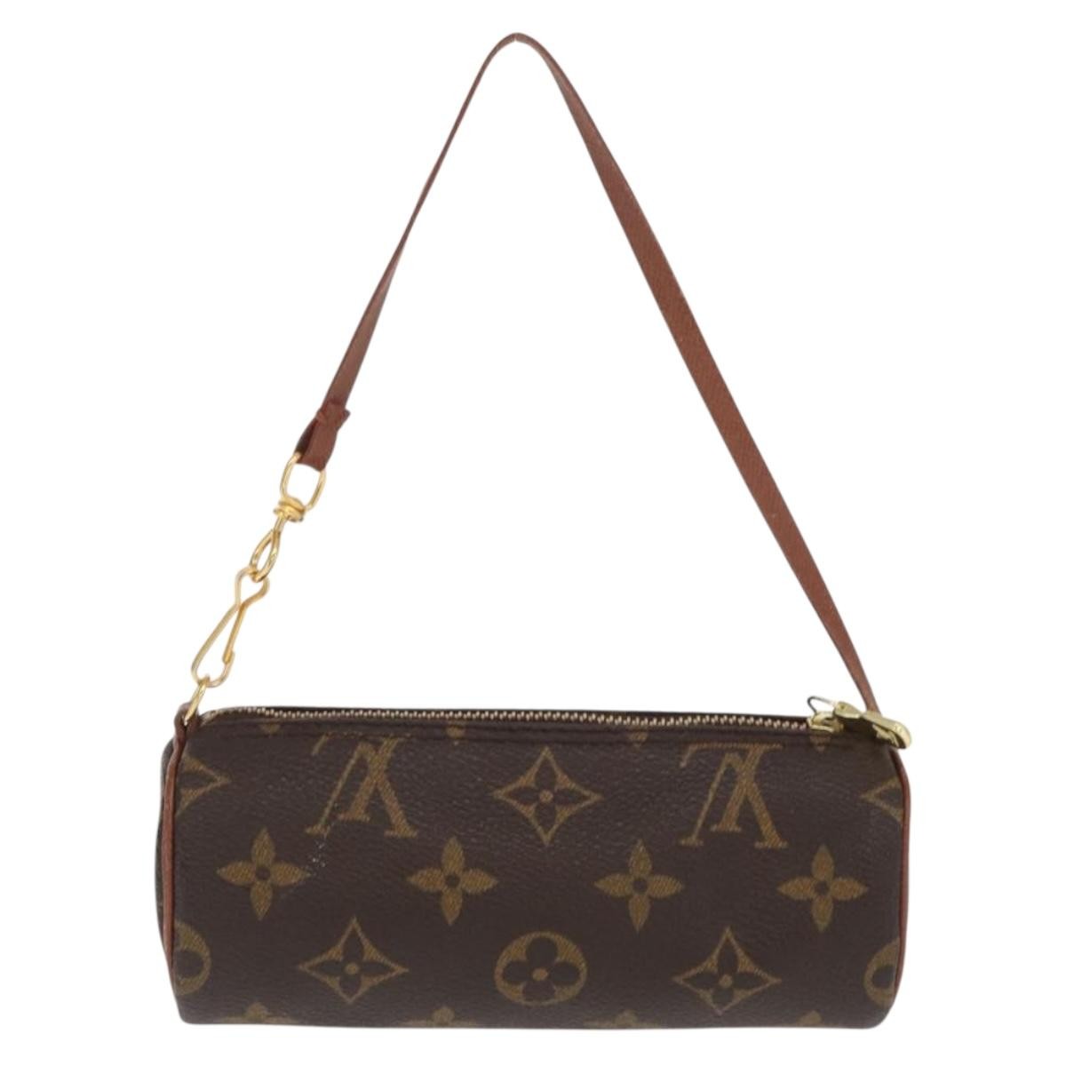 Louis Vuitton Papillon Pochette Monogram Canvas Brown Canvas Clutche & Pouche Bag (Pre-Owned)