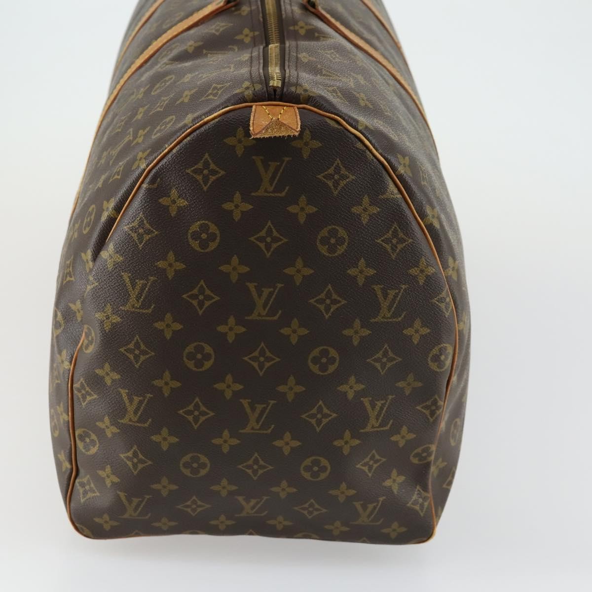 Louis Vuitton Keepall Bag Monogram Canvas Brown Canvas Travel Bag Bag (Pre-Owned)