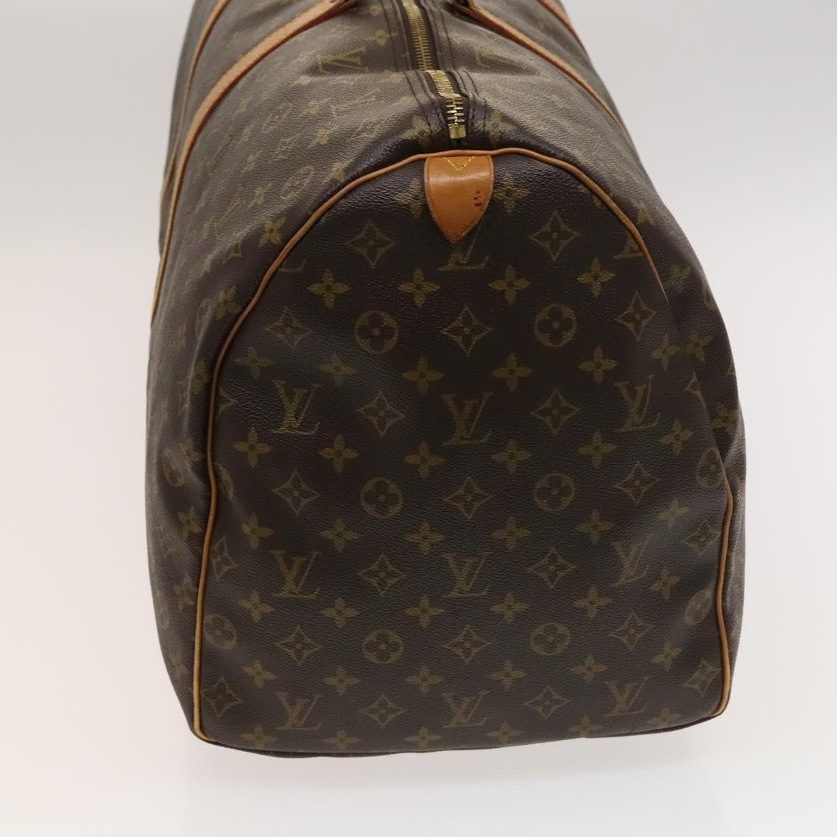 Louis Vuitton Keepall Bag Monogram Canvas Brown Canvas Travel Bag Bag (Pre-Owned)