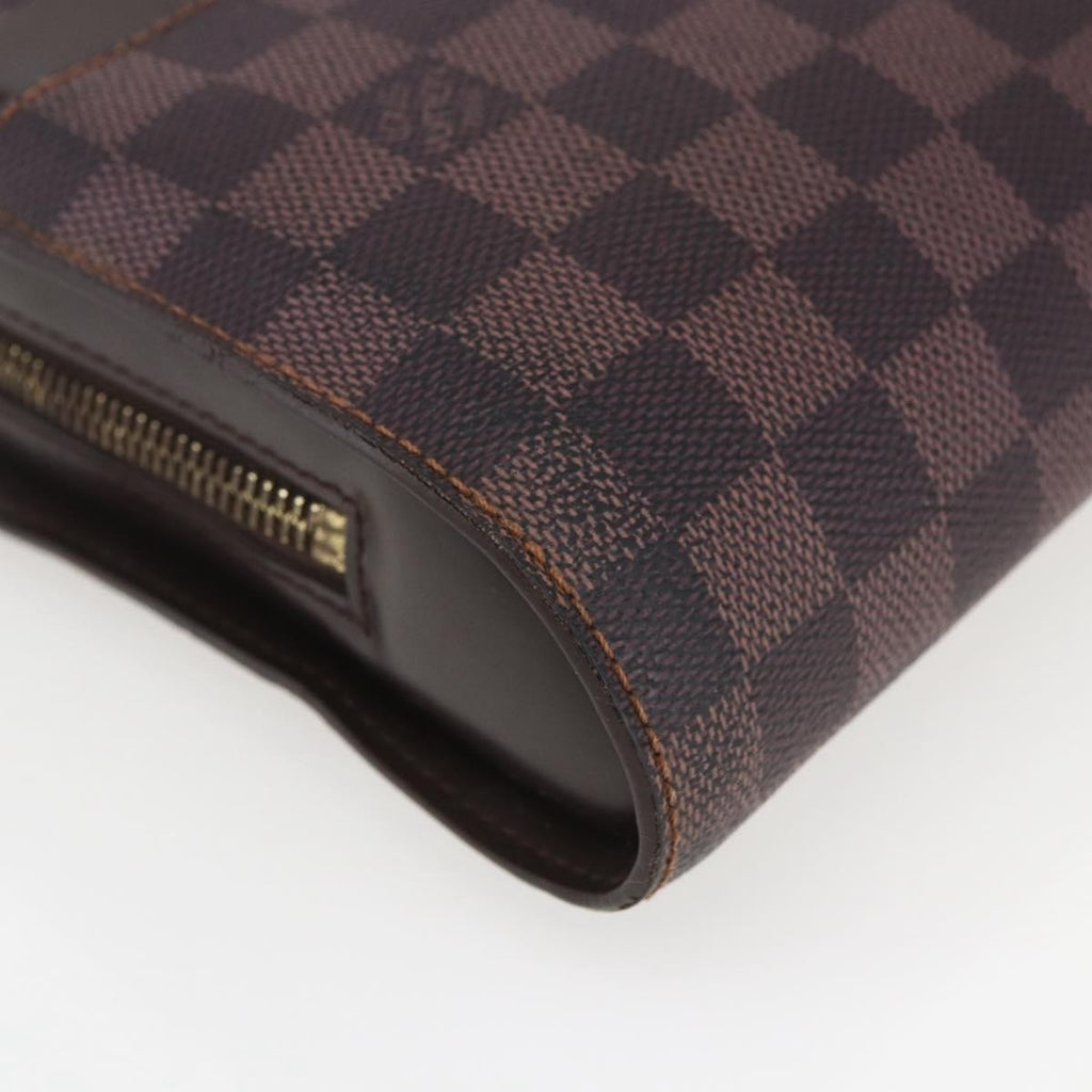 Louis Vuitton Pochette Saint Louis Damier Brown Canvas Clutche & Pouche Bag (Pre-Owned)