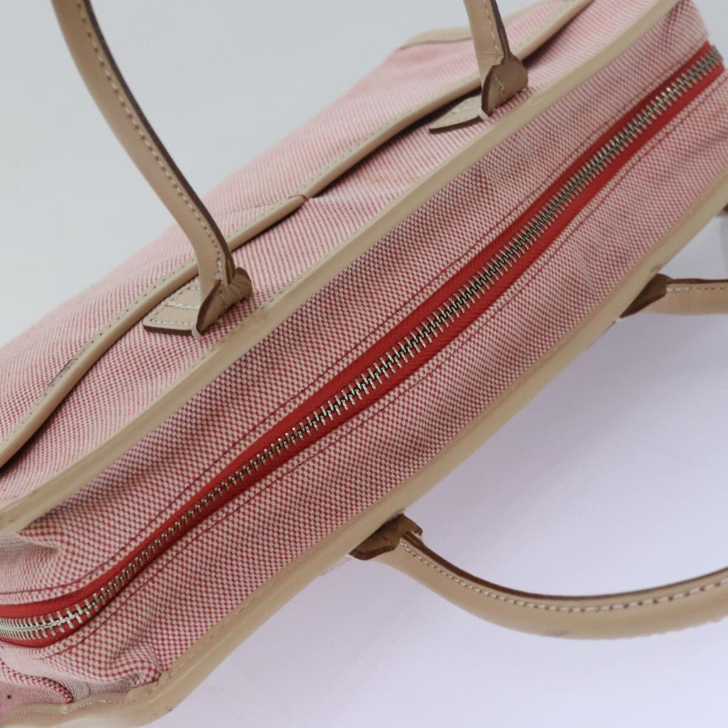 Burberry Blue Label Handbag Canvas Pink Canvas Handbag (Pre-Owned)