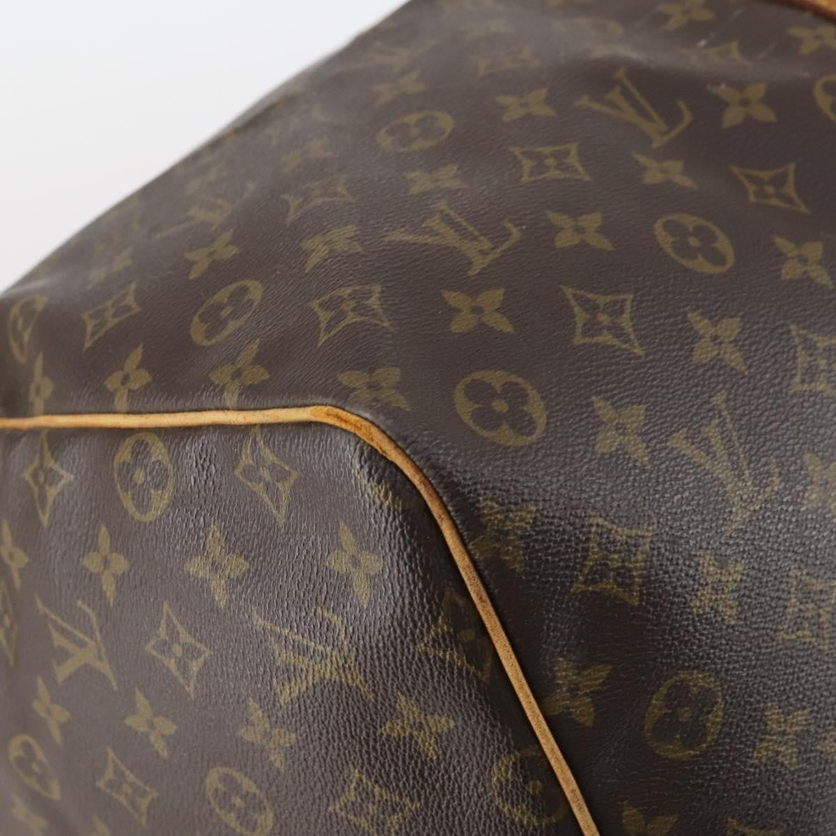 Louis Vuitton Keepall Bag Monogram Canvas Brown Canvas Travel Bag Bag (Pre-Owned)