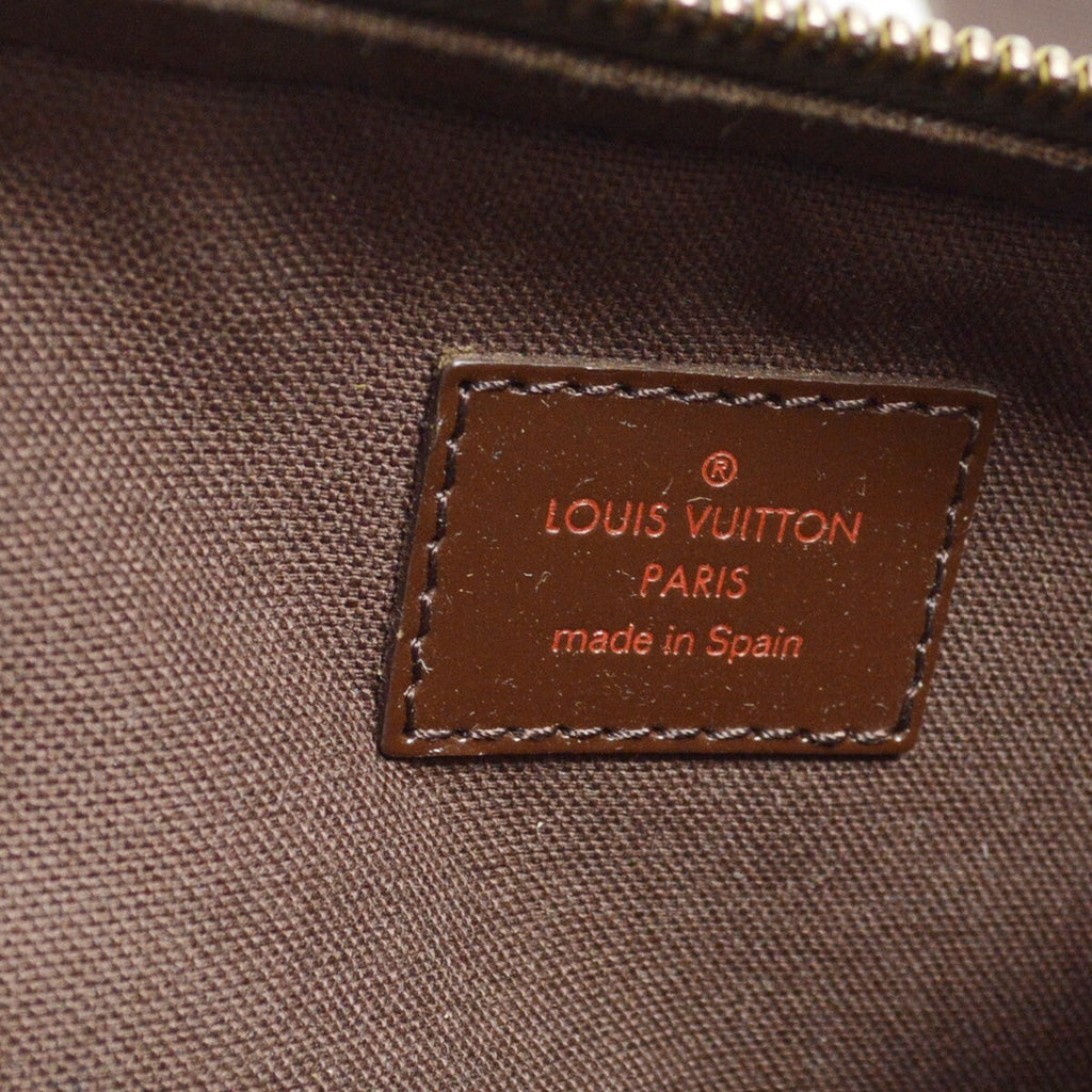 Louis Vuitton Geronimos Waist Bag Damier Brown Canvas Clutche & Pouche Bag (Pre-Owned)