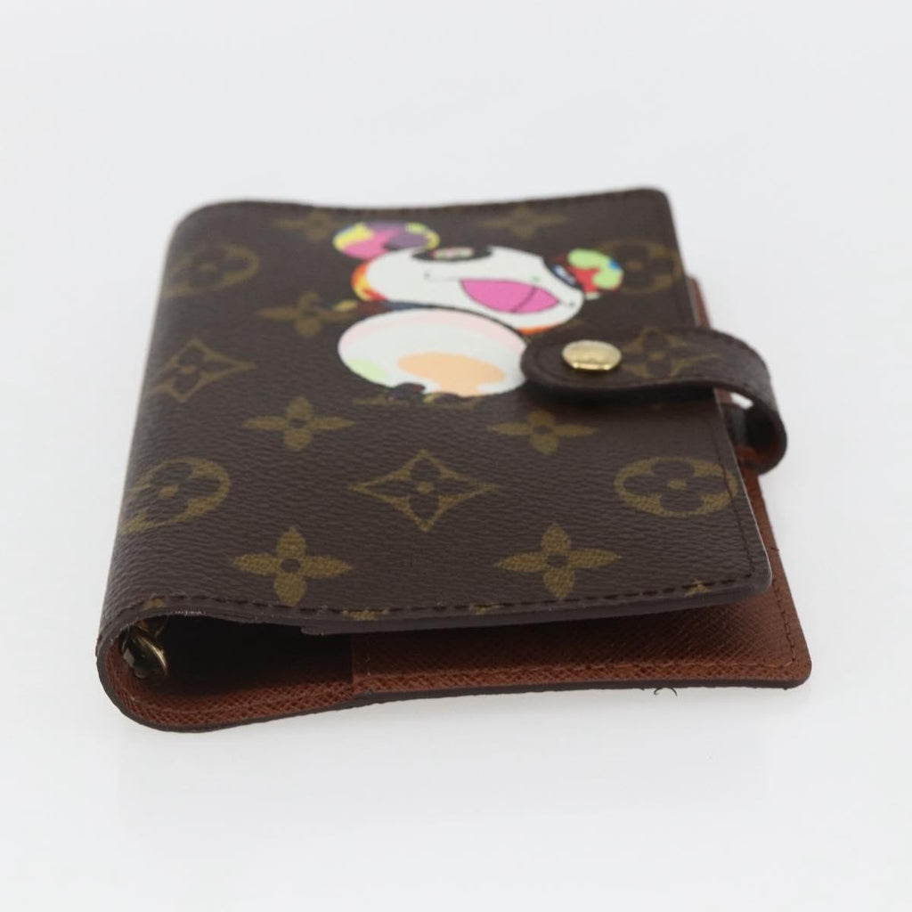 Louis Vuitton Agenda Cover Monogram Panda Brown Canvas Wallets Accessory (Pre-Owned)