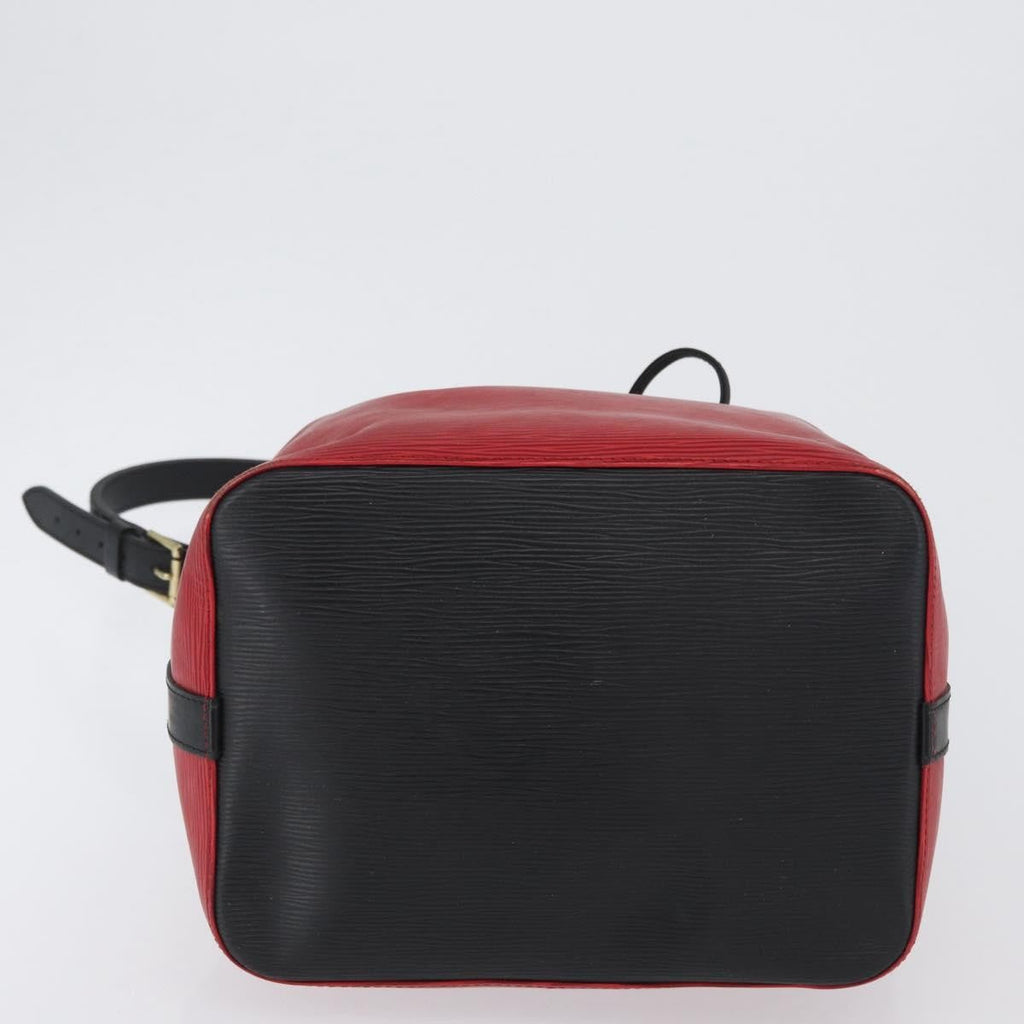 Louis Vuitton Bicolor Petit Noe Handbag Epi Leather Red Leather Shoulder Bag Bag (Pre-Owned)
