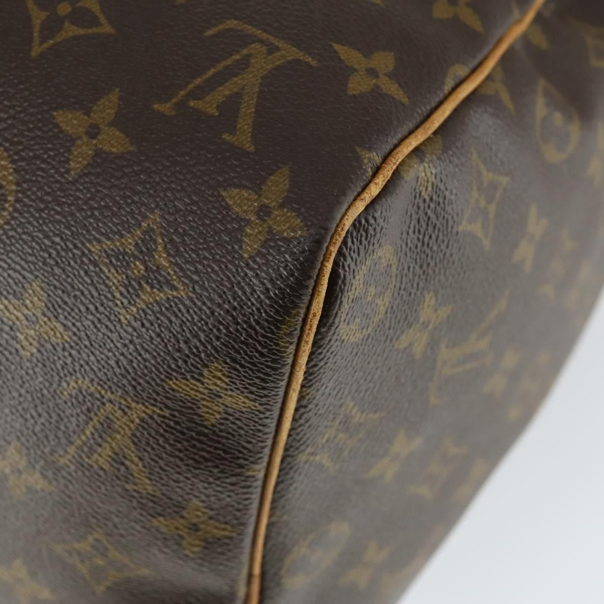 Louis Vuitton Keepall Bag Monogram Canvas Brown Canvas Travel Bag Bag (Pre-Owned)