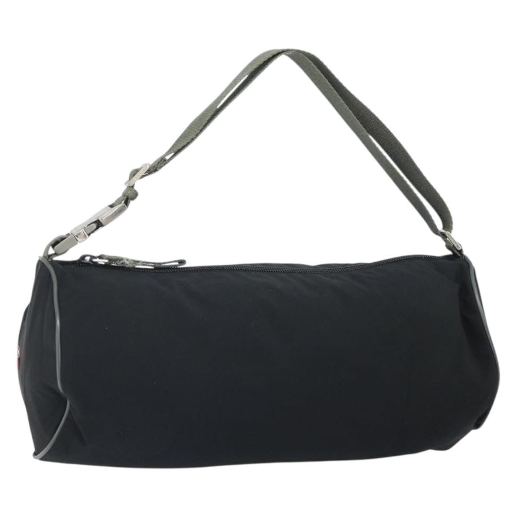 Prada Vintage Sport Shoulder Bag Nylon Black Nylon Shoulder Bag Bag (Pre-Owned)