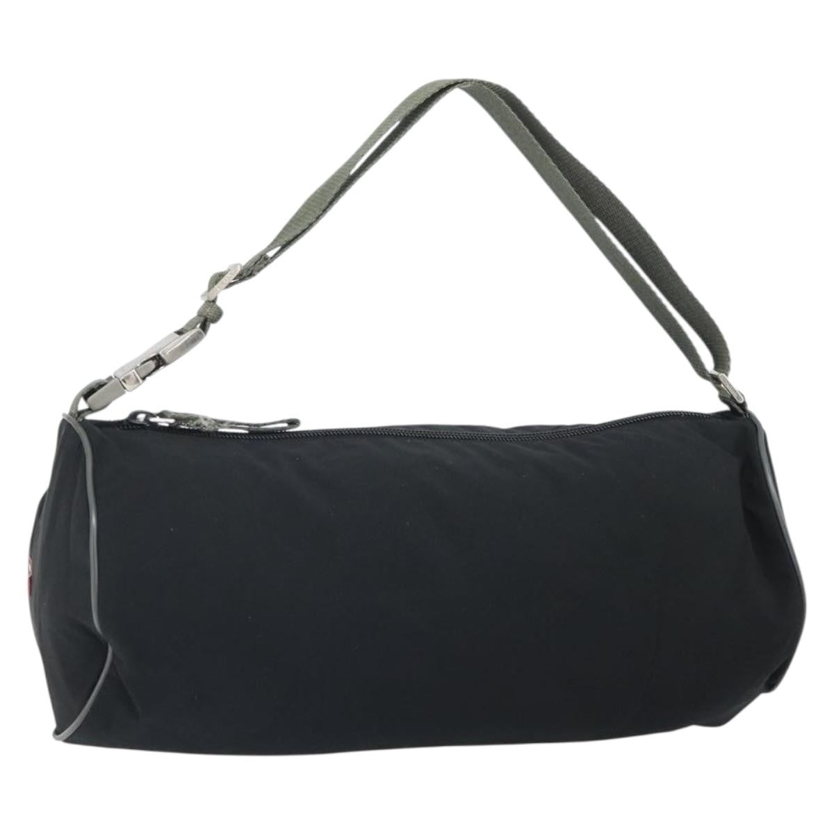 Prada Vintage Sport Shoulder Bag Nylon Black Nylon Shoulder Bag Bag (Pre-Owned)