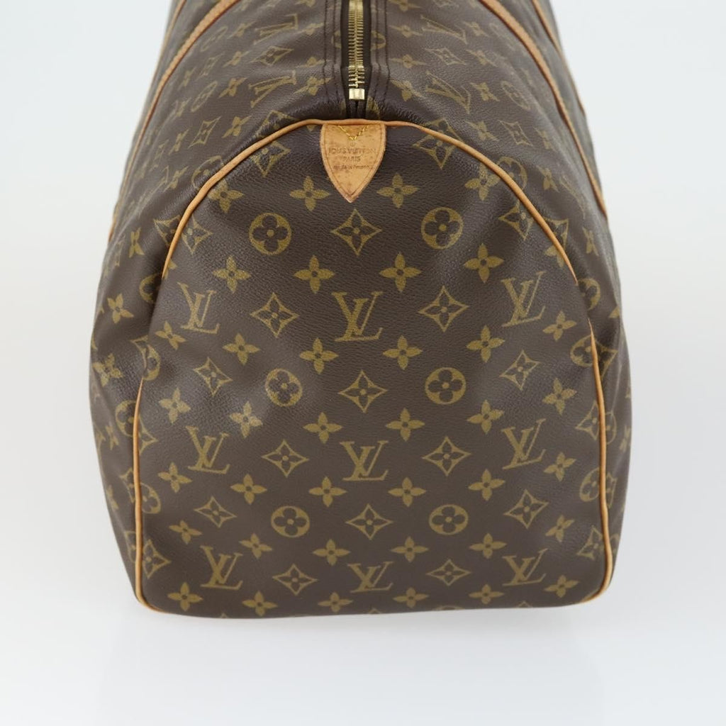 Louis Vuitton Keepall Bag Monogram Canvas Brown Canvas Travel Bag Bag (Pre-Owned)